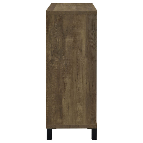 Arcata - Sliding Door Bar Cabinet - Oak HouseOfZazla