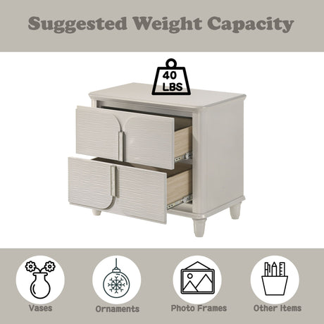 Laveda Nightstand - White HouseOfZazla