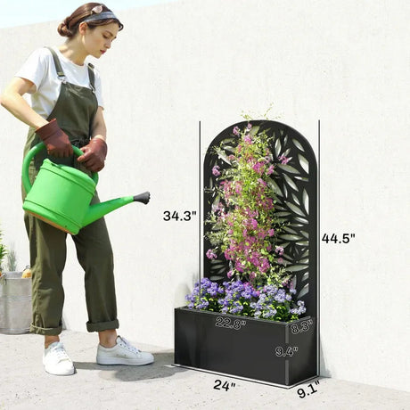 Curved Raised Garden Bed, Generous Planter Box, Versatile Garden Box HouseOfZazla