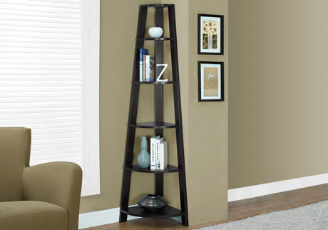 5 Tier Bookshelf, Bookcase, Etagere, Corner HouseOfZazla