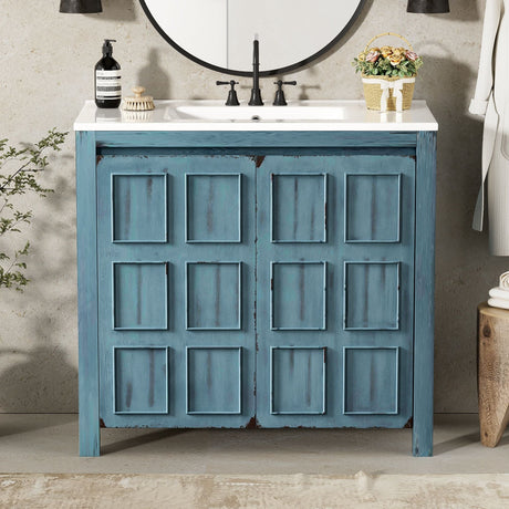 Bathroom Vanity Organizer With Sink, Combo Cabinet Set, Bathroom Storage Cabinet HouseOfZazla