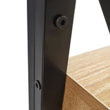 Set of 2 Modern End Tables with Drawer - Nightstands for Bedroom & Living Room