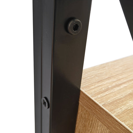 Set of 2 Modern End Tables with Drawer - Nightstands for Bedroom & Living Room HouseOfZazla