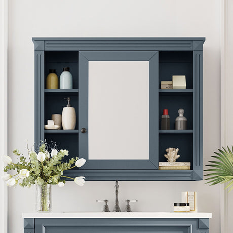 Wall Mounted Bathroom Storage Cabinet With Mirror HouseOfZazla