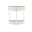 Demi Lune Console Table With 2 Storage Drawers HouseOfZazla