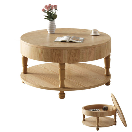 Coffee Table with Dual Storage for Living Room HouseOfZazla