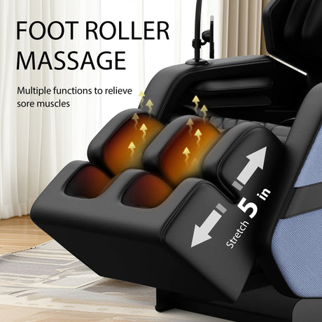 Massage Chair Recliner with Zero Gravity and Full Body Air Pressure HouseOfZazla