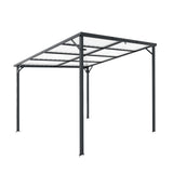 Outdoor Pergola, 10' x 10' Hardtop Gazebo for Yard