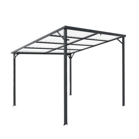 Outdoor Pergola, 10' x 10' Hardtop Gazebo for Yard HouseOfZazla