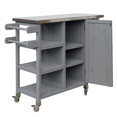 Foldable Outdoor Kitchen Island Patio Kitchen Cart HouseOfZazla
