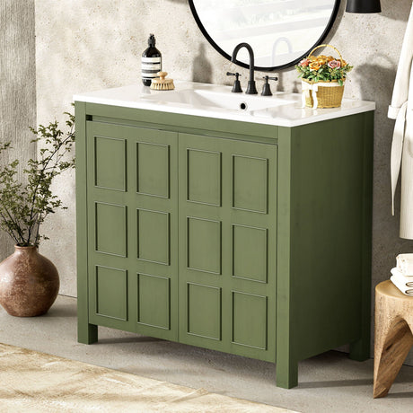 Bathroom Vanity Organizer With Sink, Combo Cabinet Set, Bathroom Storage Cabinet HouseOfZazla