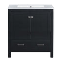 Bathroom Vanity With Single Sink, Combo Cabinet Undermount Sink, Bathroom Storage Cabinet With Two Doors And A Drawer, Soft Closing, Multifunctional Storage, Solid Wood Frame HouseOfZazla