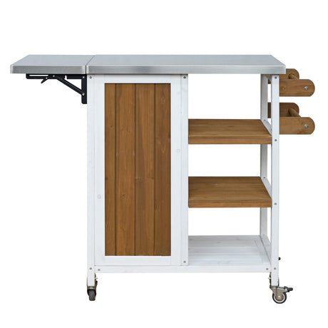 Foldable Outdoor Kitchen Island Patio Prep Station HouseOfZazla