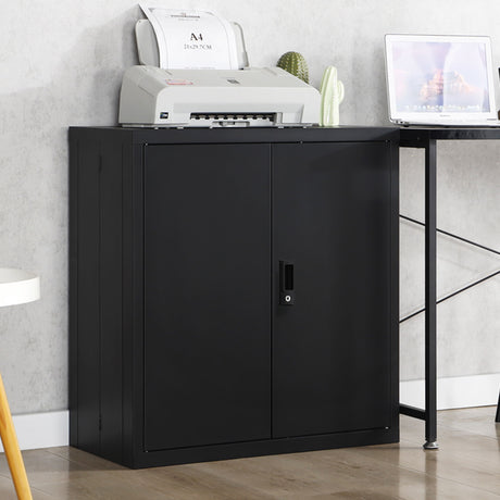 Metal Storage Cabinet With Locking Doors And Adjustable Shelf, Folding Filing Storage Cabinet, Folding Storage Locker Cabinet For Home Office, School, Garage HouseOfZazla