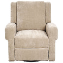 Manual Recliner Chair With Swivel Rocker Function, Dual Recline Angles HouseOfZazla