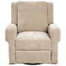 Manual Recliner Chair With Swivel Rocker Function, Dual Recline Angles HouseOfZazla