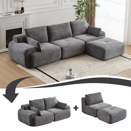 Compressed Sofa Large Sectional Couches for Living Room HouseOfZazla