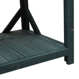 TOPMAX 65" Large Wooden Farmhouse Rustic Outdoor Potting Bench Table