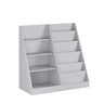 Bookshelf And Toy Storage Organizer, 4 Tier Bookcase With Display Stand For Playroom HouseOfZazla