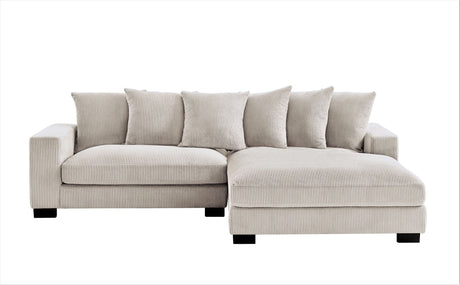 Luxe - Oversized 2 Piece Sectional Couches For Living Room, L Shaped Sofa With Chaise HouseOfZazla