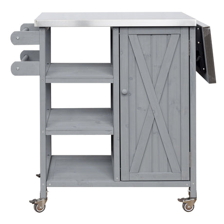 Foldable Outdoor Kitchen Island Patio Kitchen Cart HouseOfZazla