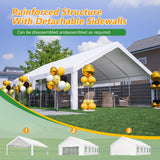 20x32 FT Party Tent with Removable Sidewalls & Storage Bags