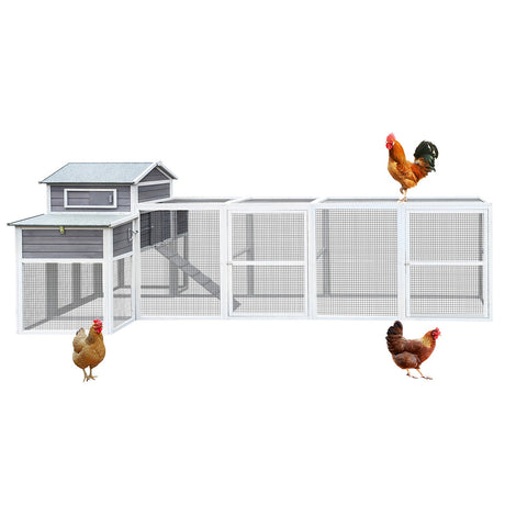 150" Extra Large Wooden Chicken Coop HouseOfZazla