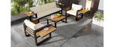 Aluminum Frame Large 4-Piece Outdoor Patio Furniture Set for 5 Person
