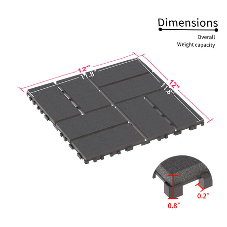 Interlocking Deck Tiles, 44 Pack HouseOfZazla