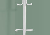 Freestanding Coat Rack with 6 Hooks and Hanging Bar