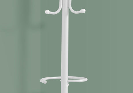Freestanding Coat Rack with 6 Hooks and Hanging Bar HouseOfZazla