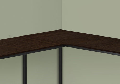 L-Shaped Corner Computer Desk with Contemporary Marble Look HouseOfZazla