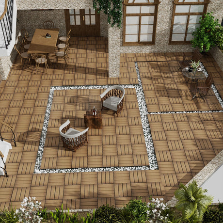 Patio Deck Tiles, Pack Of 22 HouseOfZazla