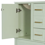 Bathroom Vanity, Modern Bathroom Cabinet With Sink Combo Set, Bathroom Storage Cabinet With A Soft Closing Door And 3 Drawers, Solid Wood Frame