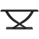 Console Table With Cross Leg Base and Reinforced Support Plate