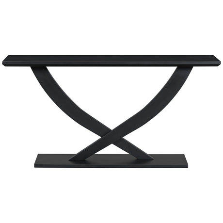 Console Table With Cross Leg Base and Reinforced Support Plate HouseOfZazla