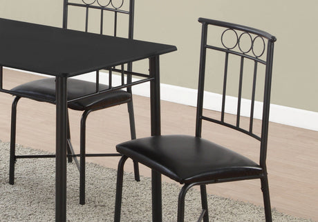 5 Pieces Dining Table Set, Small, Rectangular HouseOfZazla