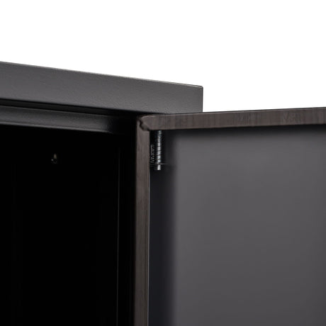 Metal Storage Cabinet With Locking Doors And Adjustable Shelf, Folding Filing Storage Cabinet, Folding Storage Locker Cabinet For Home Office, School, Garage HouseOfZazla