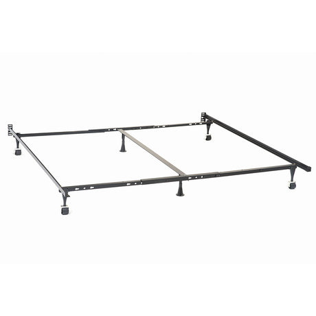 Deverton - Queen / Eastern King / California King Bed Frame With Center Support And Adjustable Design - Black HouseOfZazla