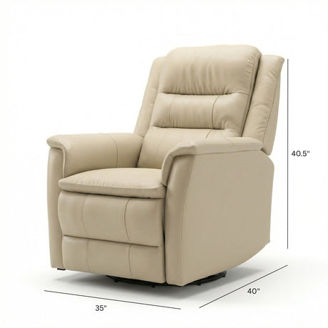 Swivel Recliner With Manual Adjustable Footrest HouseOfZazla
