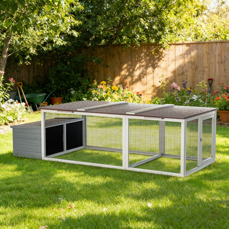 Large Chicken Coop with 20.93 Sq Ft Run HouseOfZazla