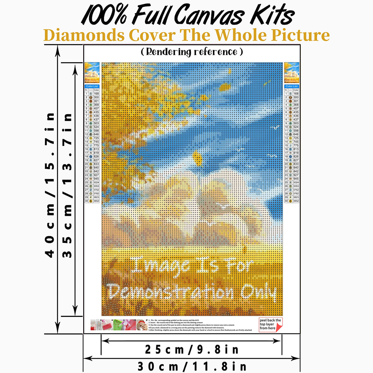 Yorkshire Terriers Diamond Painting Kits Purple Gerbera DIY All Crystal Craft Diamond Painting Kit for Beginners & Relaxation, for Home Decor Pet Store Decor 30X45cm generic