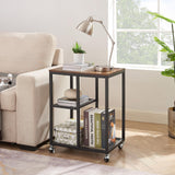 JOIN IRON Printer Stand with Storage Shelf for Home Office Storage, Printer Table with Wheels,CPU Rack, Mobile Computer Trolley, Office cart,Utility Carts,Office Lateral File Cabinets JOIN IRON