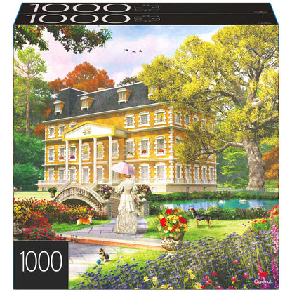 2-Pack of 1000-Piece Jigsaw Puzzles, Pine Cabin & Summer Estate | Puzzles for Adults and Kids Ages 8+, Amazon Exclusive