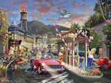 Ceaco - Thomas Kinkade - Looney Tunes - Backlot Shenanigans - 500 Piece Jigsaw Puzzle Ceaco