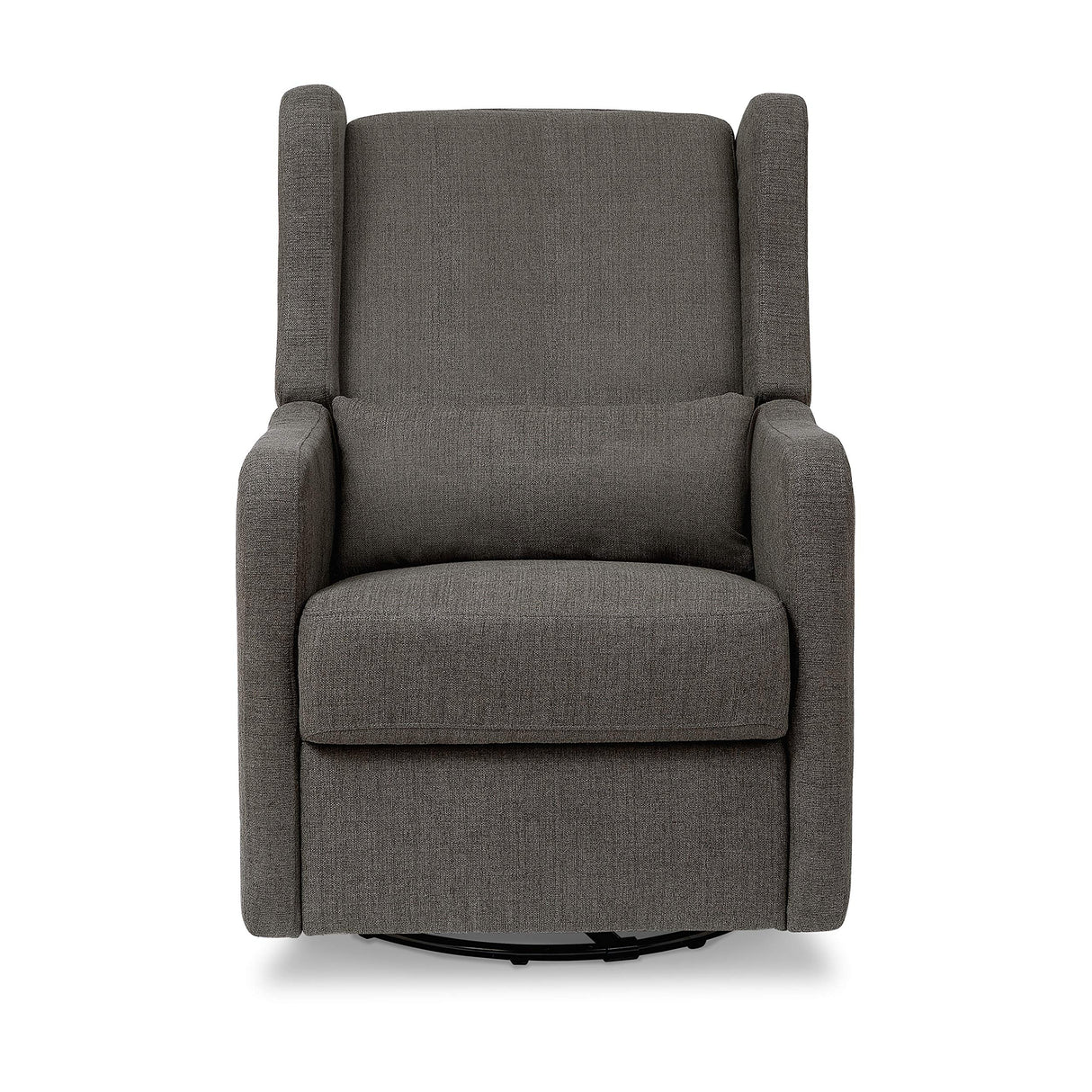 DaVinci Carter’s Arlo Glider Recliner Nursery Chair - Water & Stain Resistant Glider Rocking Chair for Nursery - GREENGUARD Gold, FSC & Certi-PUR US Certified - Cozy Swivel Rocker Recliner - Charcoal DaVinci