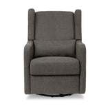 DaVinci Carter’s Arlo Glider Recliner Nursery Chair - Water & Stain Resistant Glider Rocking Chair for Nursery - GREENGUARD Gold, FSC & Certi-PUR US Certified - Cozy Swivel Rocker Recliner - Charcoal DaVinci