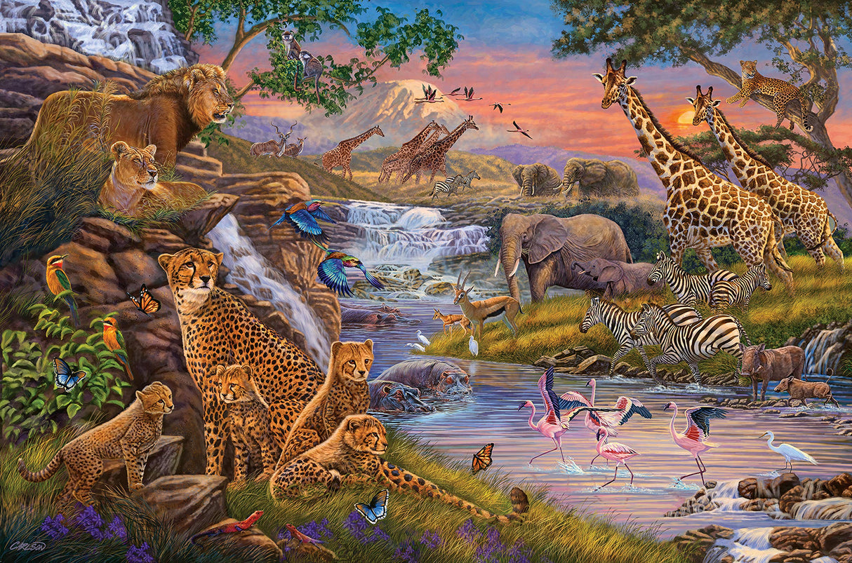 Ravensburger Animal Kingdom 3000 Piece Jigsaw Puzzle - Engaging Family Activity Imagery | Perfect Interlocking Fit | FSC Certified Materials | Ideal Gift for Adults and Kids Ravensburger
