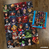 AQUARIUS Marvel Puzzle Superheroes (1000 Piece Jigsaw Puzzle) - Officially Licensed Marvel Merchandise & Collectibles - Glare Free - Precision Fit - 20 X 28 Inches AQUARIUS