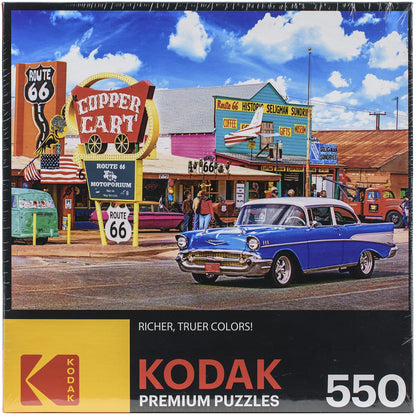 RoseArt - Kodak Premium - Seligmans Route 66 Arizona - 550 Piece Jigsaw Puzzle for Adults